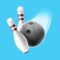 drag your finger across the screen to move your bowling ball, release to drop it down the bowling alley
