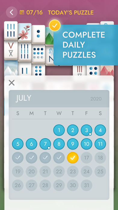Mahjong - Tile Matching Puzzle Screenshot