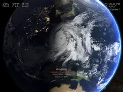 Living Earth - Clock & Weather iPad image 2