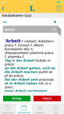Game screenshot Tschechisch DE Wörterbuch hack
