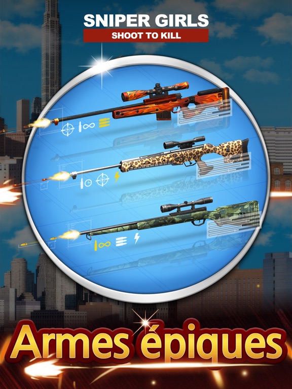 Screenshot #6 pour Sniper Girls : 3D Gun Shooting