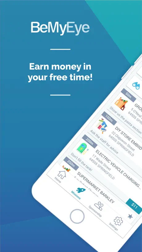 BeMyEye - Earn money
