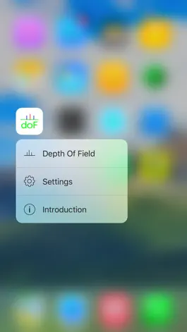 Game screenshot Depth Of Field Utility mod apk