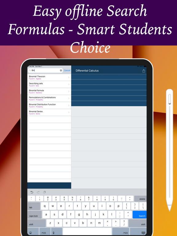 Screenshot #6 pour Math Formulas Study