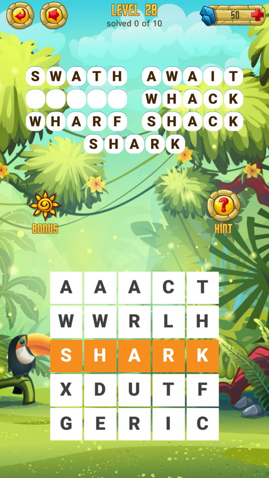 #4. Word Treasure Puzzle (iOS) 由: Second Gear Games