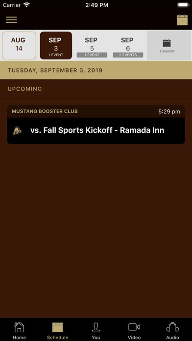 SMSU Athletics Screenshot