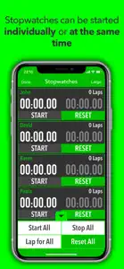 Best Multi Stopwatch Lite screenshot #4 for iPhone