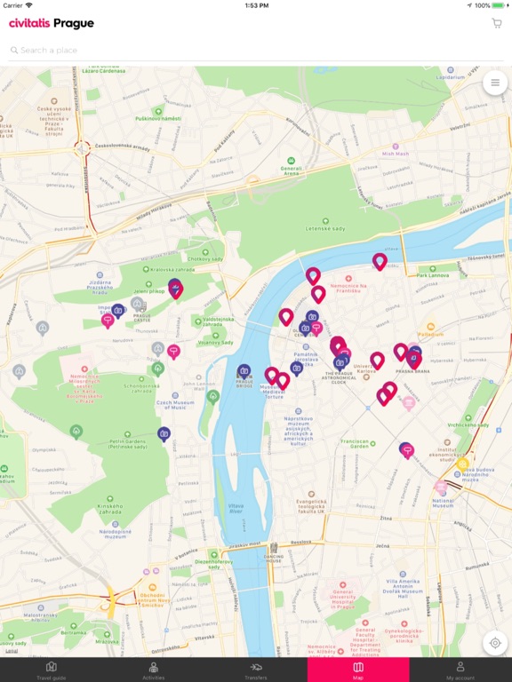 Prague Guide Civitatis.com iPad screenshot 4 - Travel app