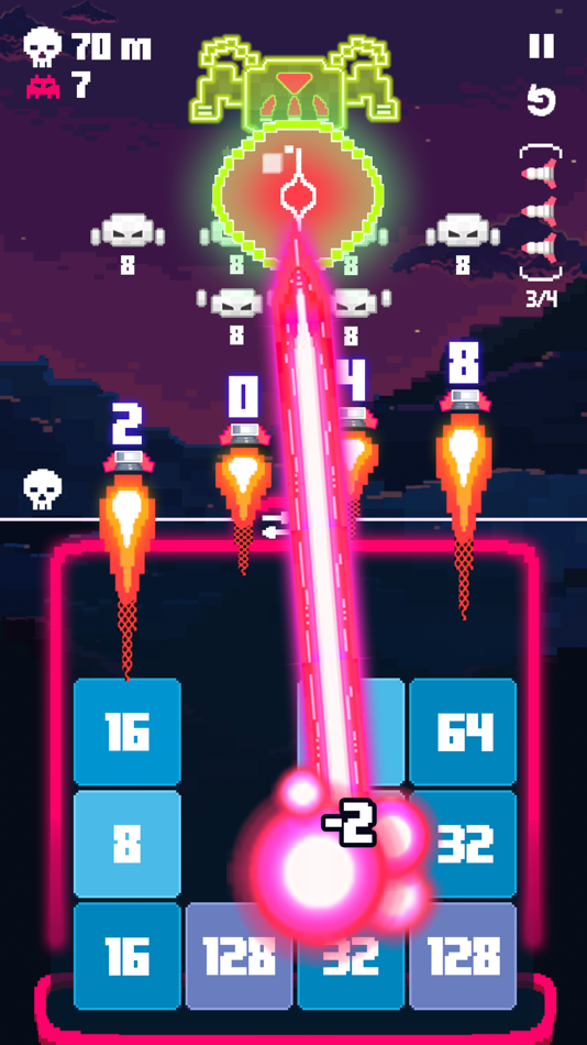 #6. Invaders 2048 (iOS) 由: Cogoo Inc.