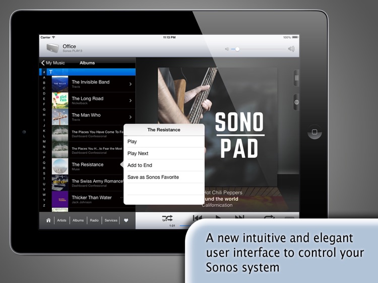 SonoPad for Sonos