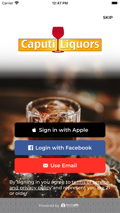 Caputi Liquor Screenshot