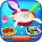 This Game provides an interactive interface where you can learn the process of making each recipe like a Burger,Sandwich, Fries and Juice