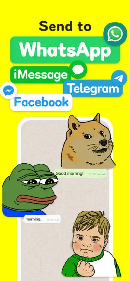 Game screenshot GIF Stickers for Whatsapp Chat apk