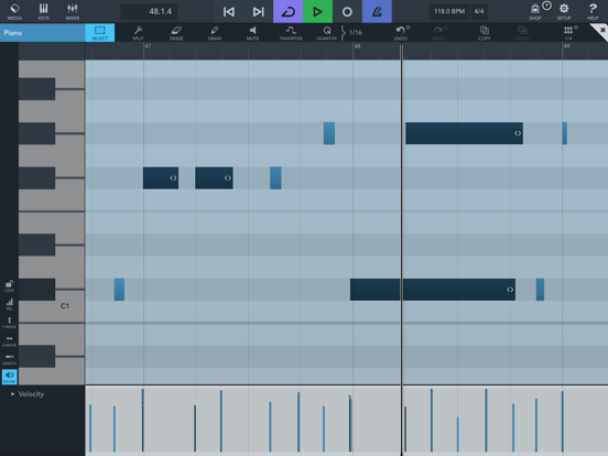 Cubasis LE 3 iPad screenshot 5 - Music app