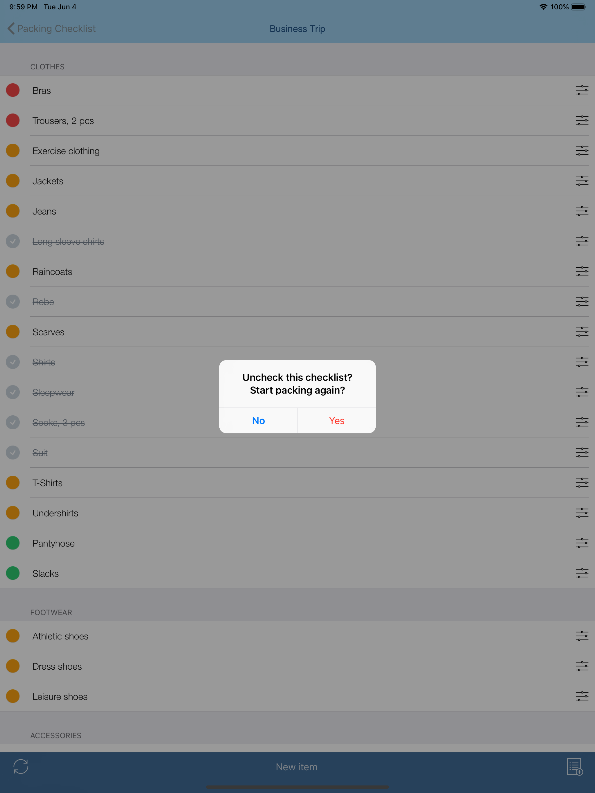 Travel Packing Checklists screenshot 16