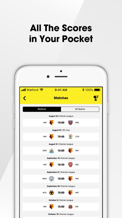 Watford FC Screenshot