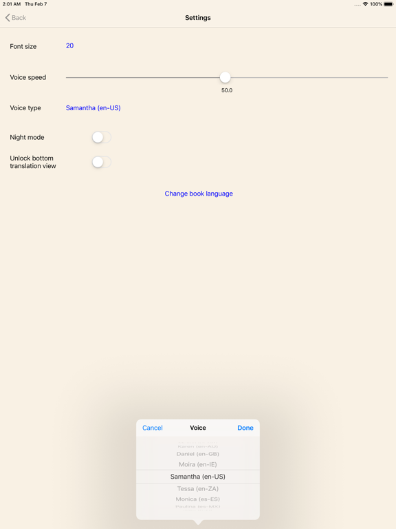 Translation Books iPad screenshot 8 - Book app