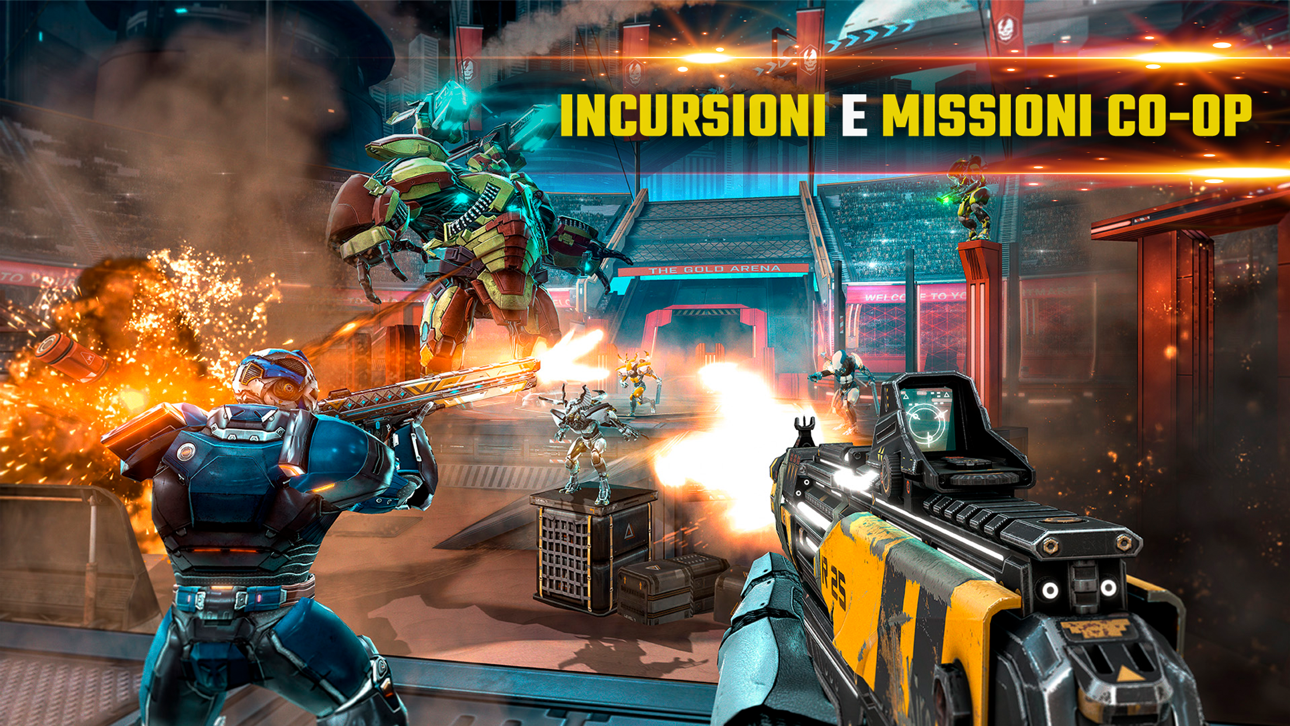 Shadowgun Legends: Online FPS iOS Mod IPA screenshot 2 - iOS game interface