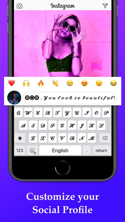 Stylish Fonts keyboard -Emoji screenshot-3