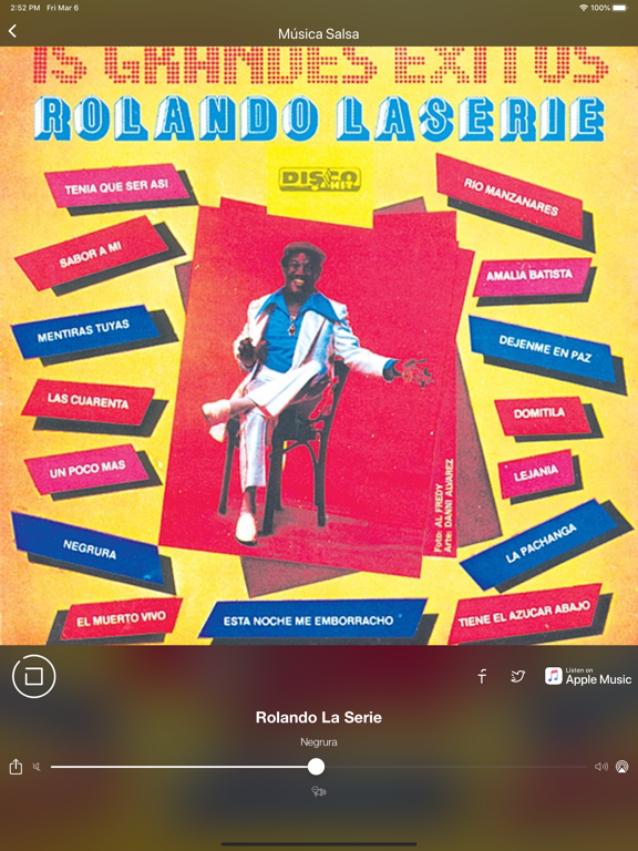 Salsa Music Radios iPad screenshot 7 - Music app