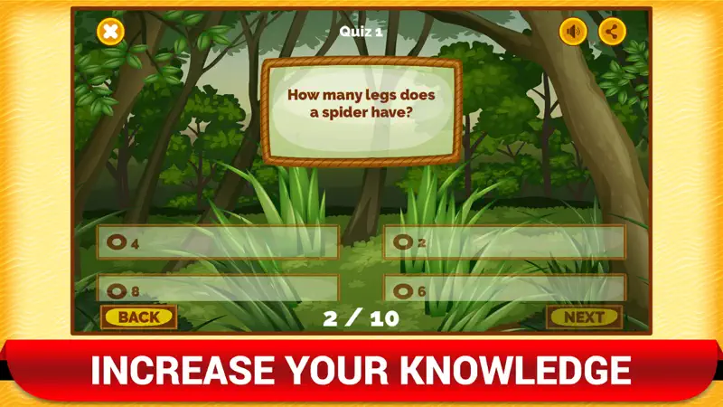 Wild Zoo Animals Quiz Kids App screenshot 4 of 4