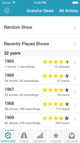 Game screenshot Relisten — all live music apk
