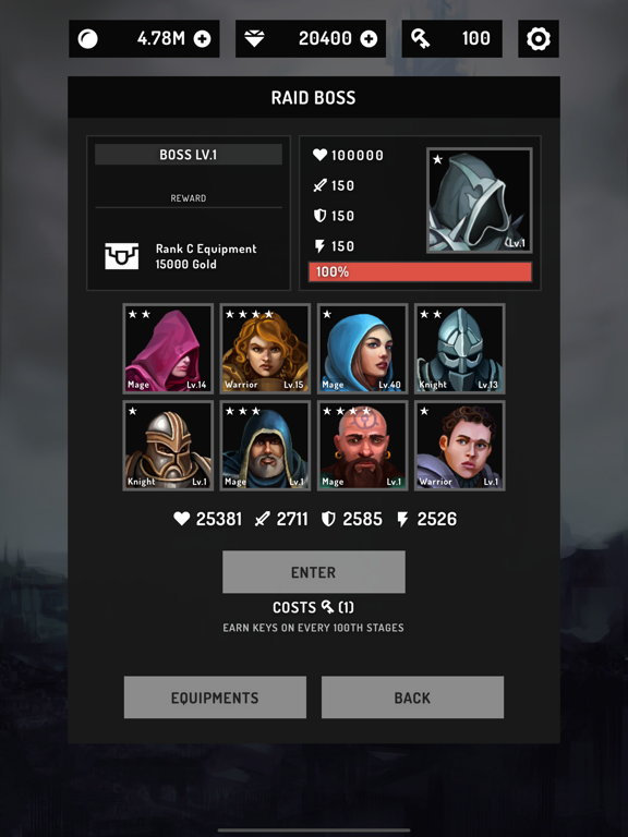 Screenshot #5 pour Moonlight Quest: Idle RPG