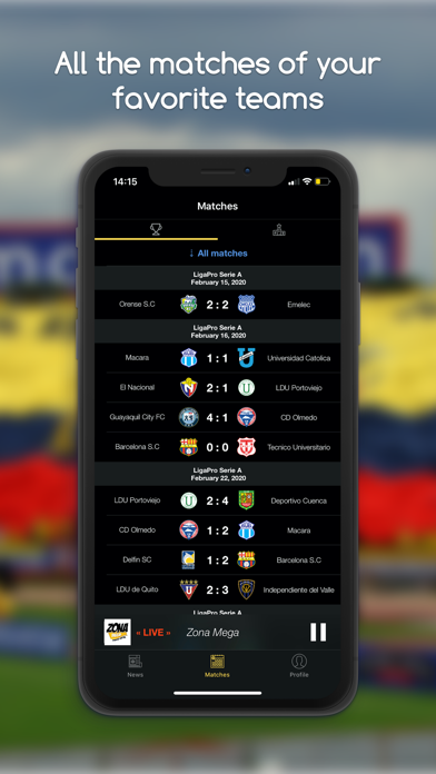 futbol Ecuador Screenshot