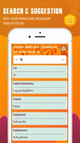 Game screenshot English to Georgian Dictionary apk