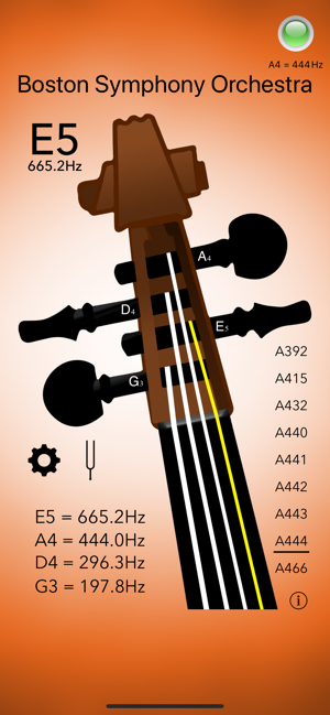 ‎Violin Tuner Professional Screenshot
