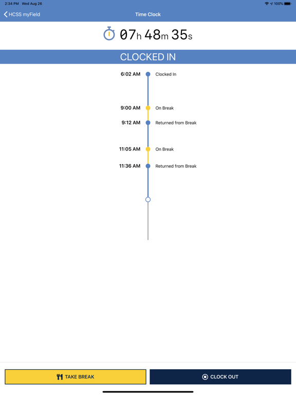 HCSS myField: Track job hoursのおすすめ画像2