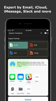 export contacts - easy backup iphone screenshot 2