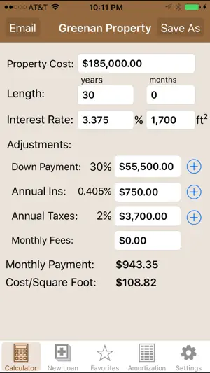 Mortgage Calculator Pro screenshot 1