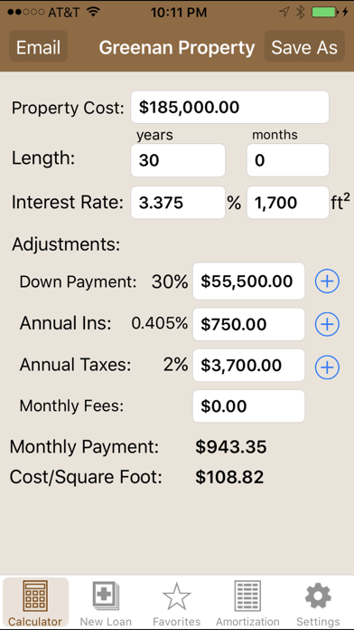 Mortgage Calculator Pro Screenshot