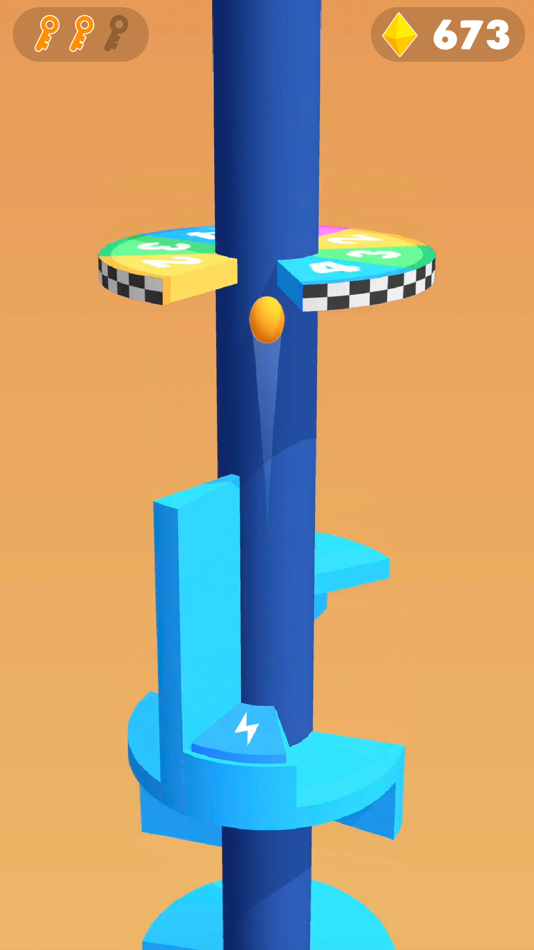 #8. Ball Maze - Helix Jump Games (iOS) Podle: FortyFour Games