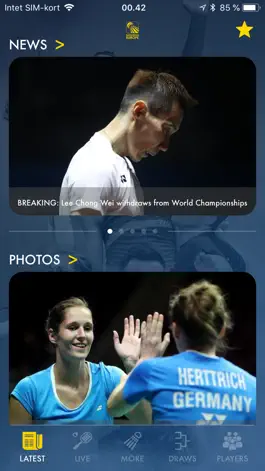 Game screenshot Badminton Live - rank & scores apk