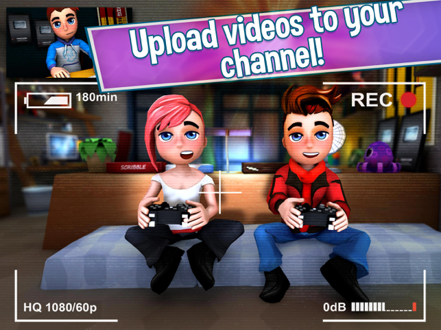 Youtubers Life: ภาพหน้าจอช่องเกม