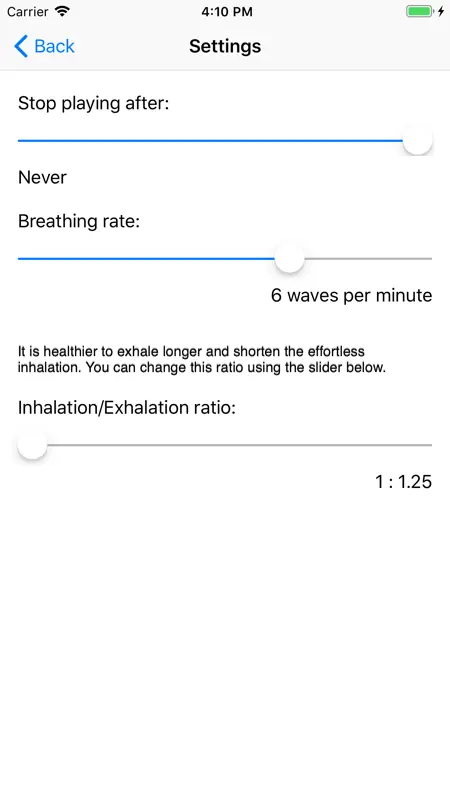 Vital-EQ Respiroguide Pro screenshot 2 of 3