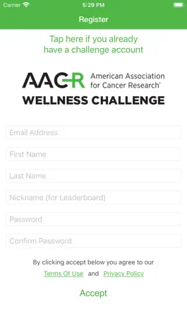 Game screenshot AACR Wellness Challenge apk
