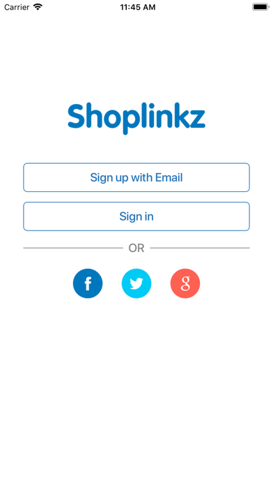 Shoplinkz Screenshot