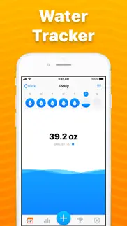 drink water tracker · iphone screenshot 1