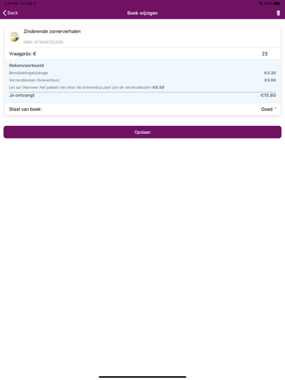 Booknext iPad screenshot 3