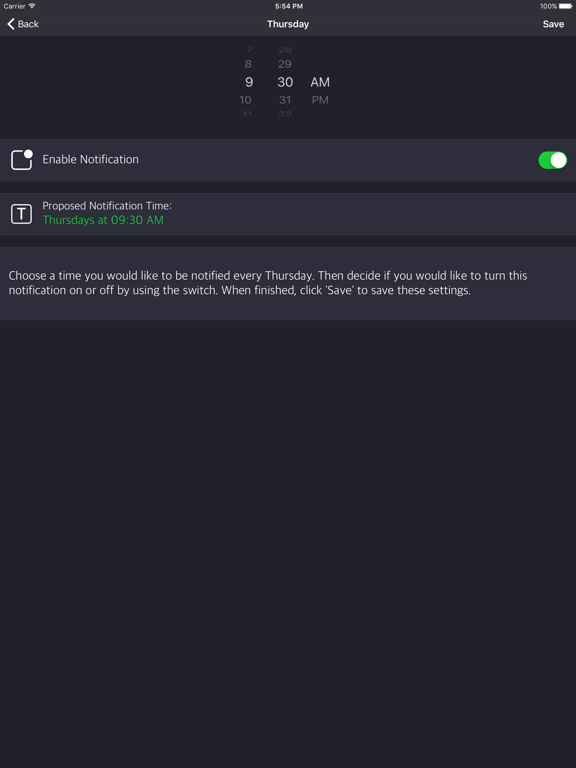 QuietTime iPad screenshot 5 - Reference app