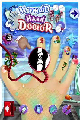 Game screenshot Little Mermaid Sea Hand Doctor apk