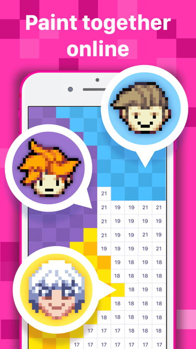 Color by number. Coloring Book Screenshot