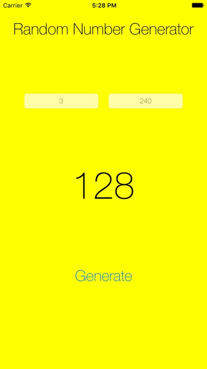 Random Number Generator - Fun!
