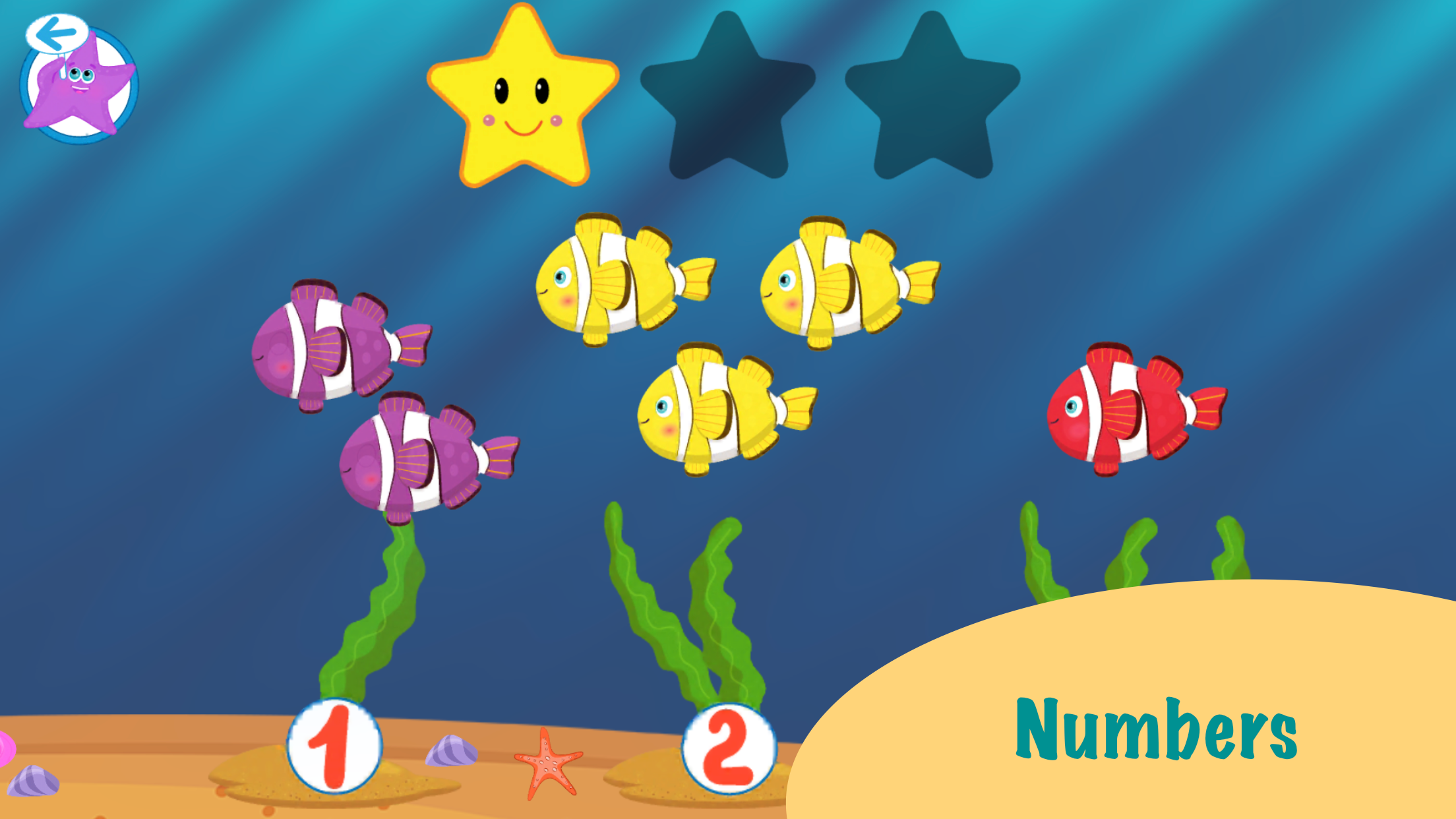Toddler games shapes colors