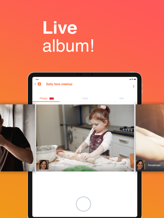 Zingoo: Instant photo-sharing iPad screenshot 3 - Photo & Video app