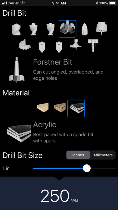 Drill Speed iPhone screenshot 5 - Reference app