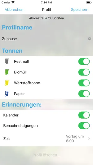 abfallapp EBD screenshot 1